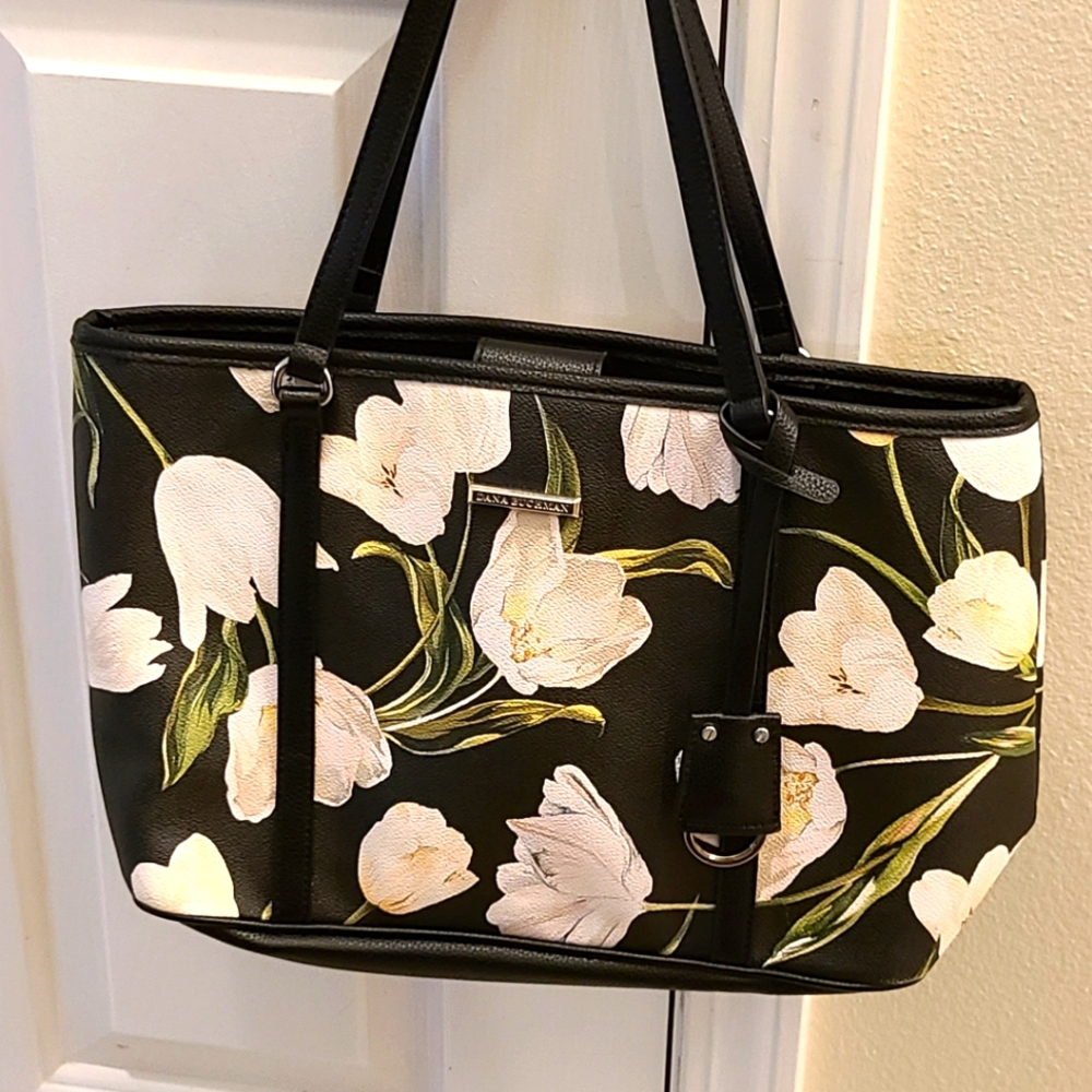 Dana Buchman Floral Tote Purse